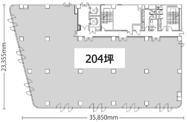 日本生命藤沢駅前ビル10F 間取り図