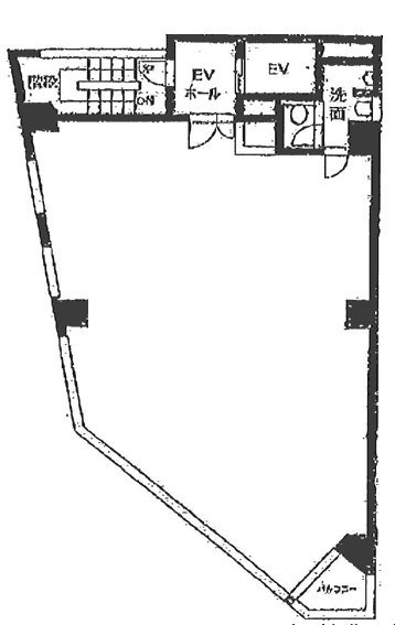 大橋ビル4F 間取り図