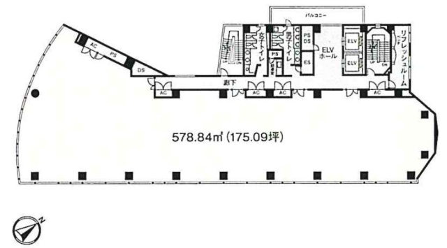 東京建物町田ビル2F 間取り図