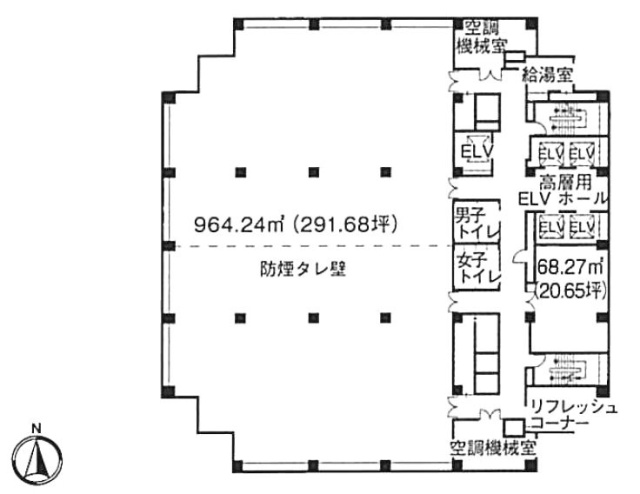 アルカイースト8F 間取り図