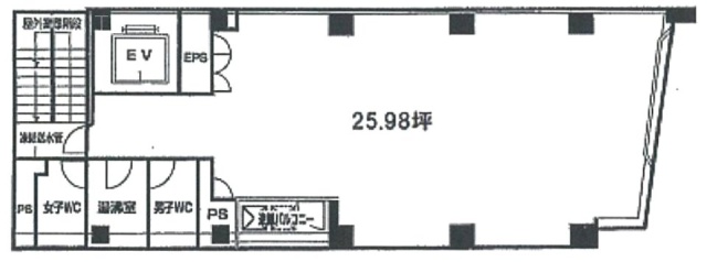 日本橋室町ビル8F 間取り図