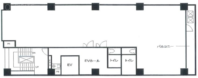 築地ビル5F 間取り図