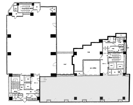 全特六本木ビル(EAST棟)4F 間取り図
