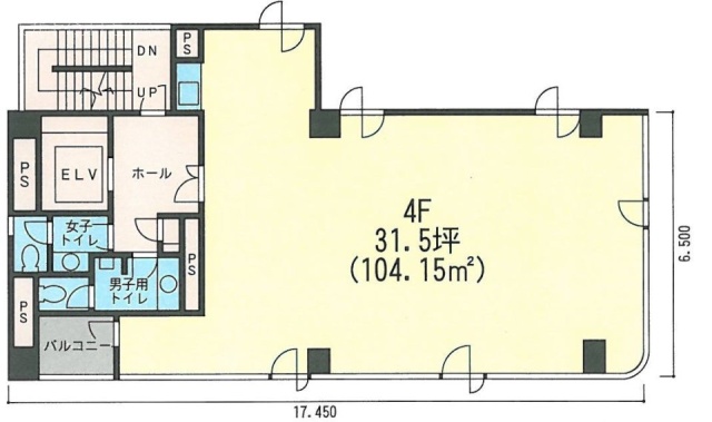 赤坂258ビル4F～5F 間取り図