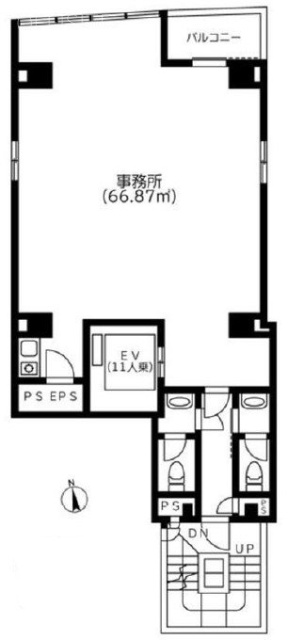 EX神田錦町ビル4F 間取り図