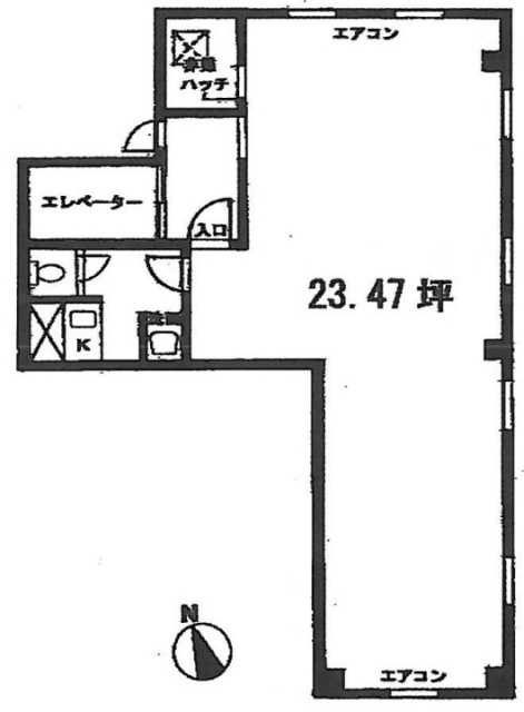 ミツオ湯島ビル4F 間取り図