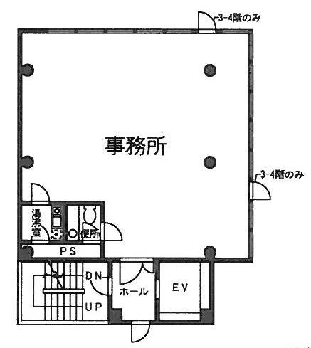 MYK四ツ谷ビル3F 間取り図