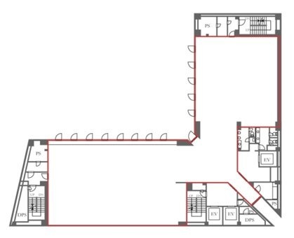 草月会館9F 間取り図