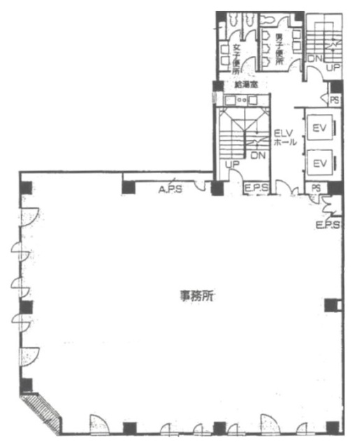 サンヨー堂日本橋ビル2F 間取り図