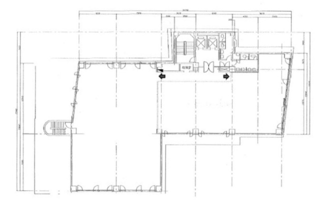 上野THビル6F 間取り図