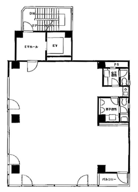 初台AIビル2F 間取り図