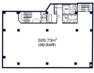 富久第1ビル3F 間取り図