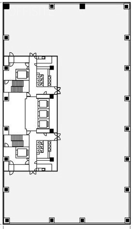 大崎フロントタワー13F 間取り図