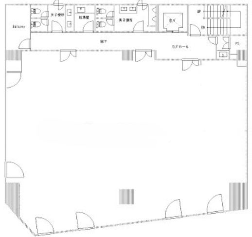 No.R浜松町8F 間取り図