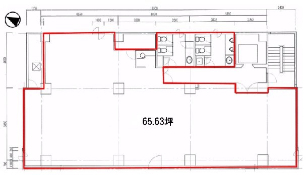 日本橋IPビル7F 間取り図