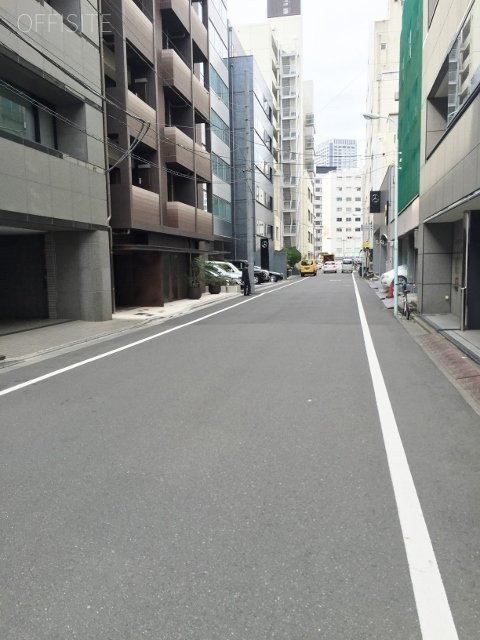 八丁堀第2プラレールビル ビル前面道路