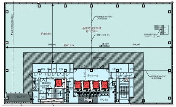 東宝日比谷プロムナードビル4F 間取り図