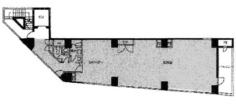 浜松町エム・ケイビル3F 間取り図