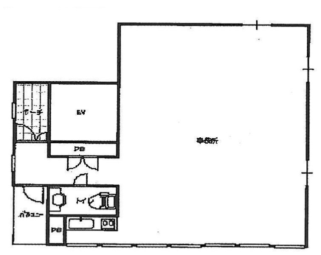 志村ビル6F 間取り図