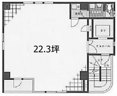 蔵前オラシオンビル9F 間取り図