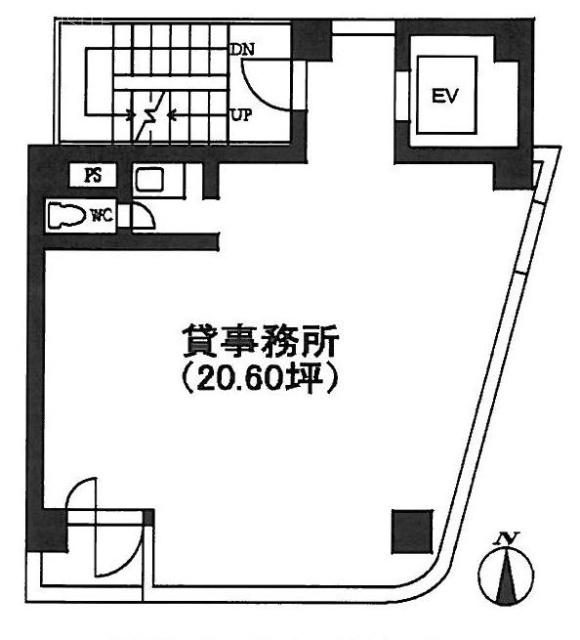 松本ビル7F 間取り図