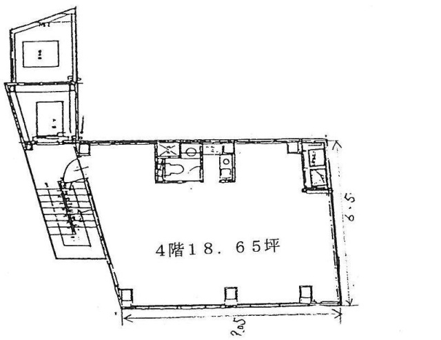 木村屋ビル5F 間取り図