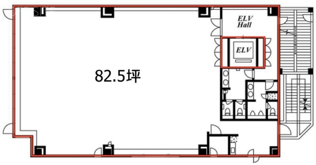 SIL新宿1F～8F 間取り図