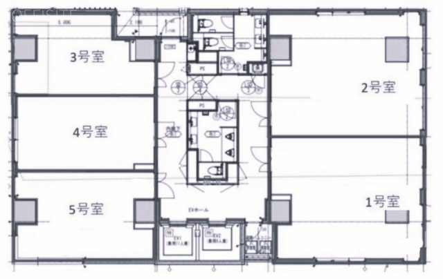 東京中央ビル302 間取り図