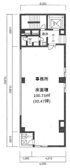 NBビル2F 間取り図