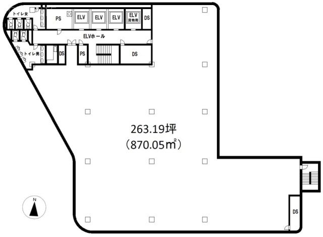 新槇町ビル3F 間取り図