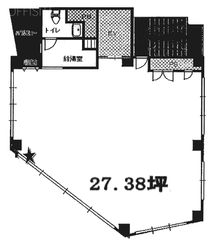 日本橋村松ビル5F 間取り図