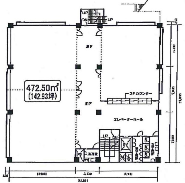 大洋第1ビル3F～7F 間取り図