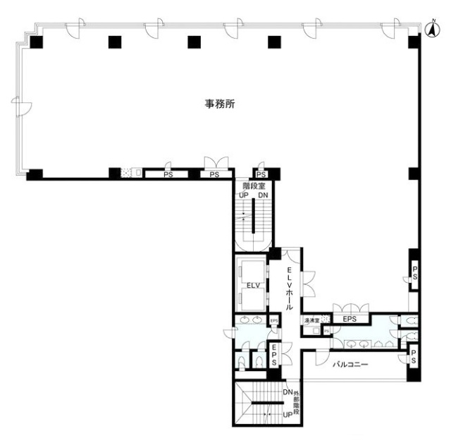 IVYイーストビル1F 間取り図