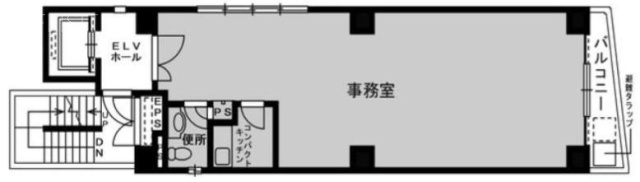 イデア南麻布ビル6F 間取り図