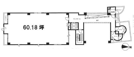 テック広尾2F 間取り図