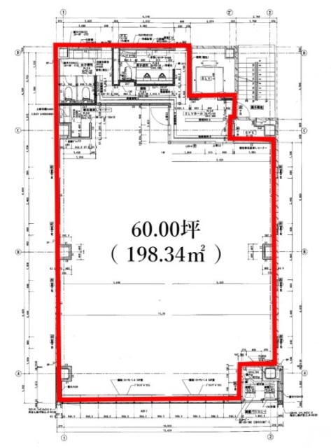 近鉄新宿御苑ビル6F 間取り図