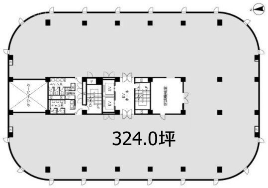 KDX高輪台(SIA高輪台)ビル4F 間取り図