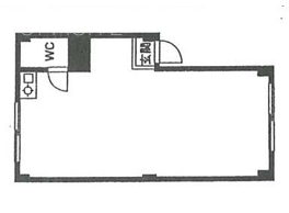 赤坂ロイヤルビル308 間取り図