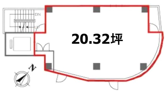 第Ⅴ大栄ビル3F 間取り図