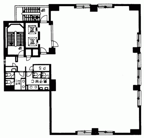 コイズミビル5F 間取り図