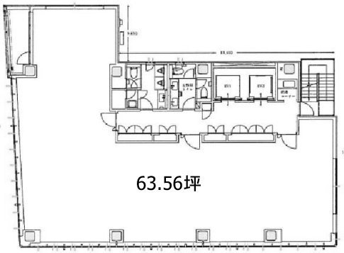 喜助日本橋室町ビル9F 間取り図