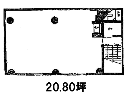 大和興業ビル6F 間取り図