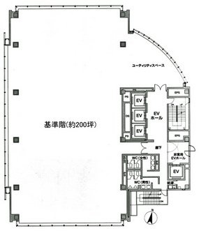 西新宿KSビル1F 間取り図