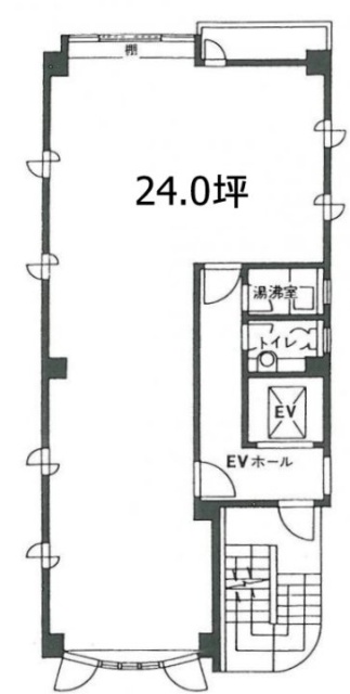 稲毛屋ビル2F 間取り図