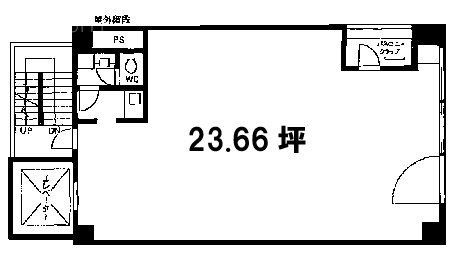 銀座和田ビル3F 間取り図