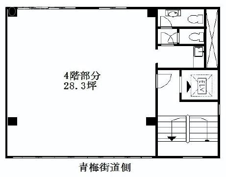 中啓(ナカケイ)ビル4F 間取り図