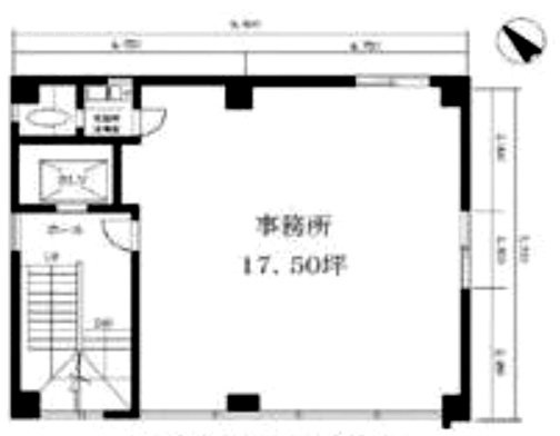 大久保ビル2F 間取り図