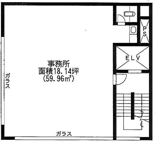 冨士セルビル3F 間取り図