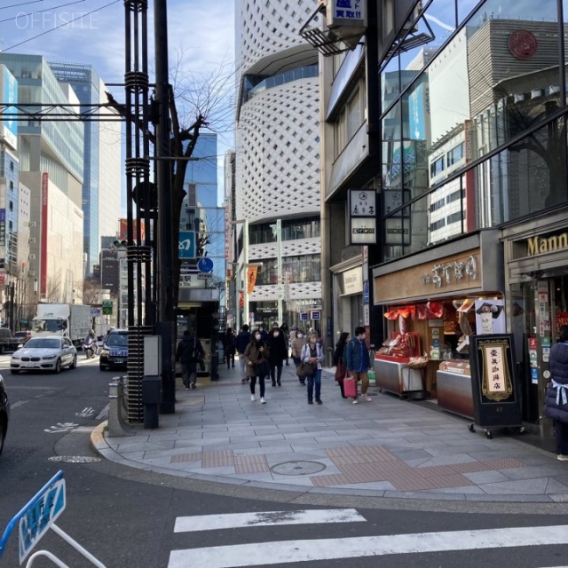 第一生命銀座フォリー ビル前面道路