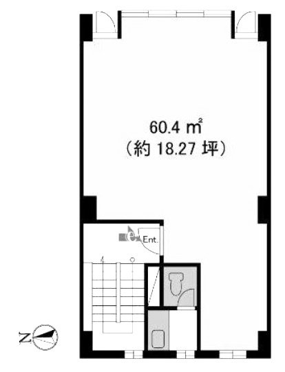 熊谷ビル3F 間取り図